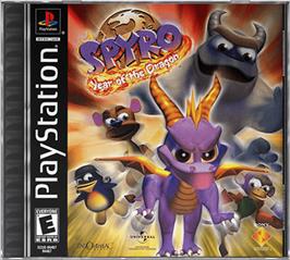 Box cover for Spyro: Year of the Dragon on the Sony Playstation.