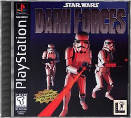 Box cover for Star Wars: Dark Forces on the Sony Playstation.