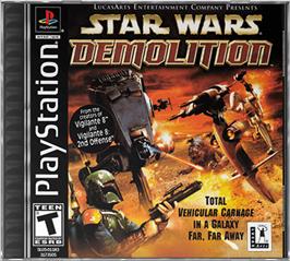 Box cover for Star Wars: Demolition on the Sony Playstation.