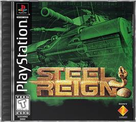 Box cover for Steel Reign on the Sony Playstation.