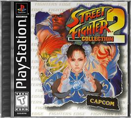 Box cover for Street Fighter Collection 2 on the Sony Playstation.