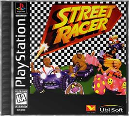 Box cover for Street Racer on the Sony Playstation.