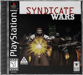 Box cover for Syndicate Wars on the Sony Playstation.