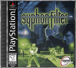 Box cover for Syphon Filter on the Sony Playstation.