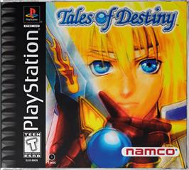 Box cover for Tales of Destiny on the Sony Playstation.