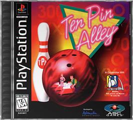 Box cover for Ten Pin Alley on the Sony Playstation.