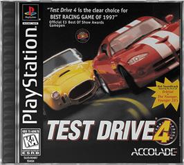 Box cover for Test Drive 4 on the Sony Playstation.