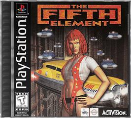 Box cover for The Fifth Element on the Sony Playstation.