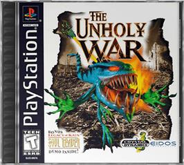 Box cover for The Unholy War on the Sony Playstation.