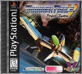 Box cover for Thunder Force V: Perfect System on the Sony Playstation.
