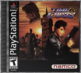 Box cover for Time Crisis on the Sony Playstation.