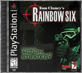 Box cover for Tom Clancy's Rainbow Six: Rogue Spear on the Sony Playstation.