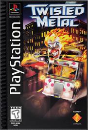 Box cover for Twisted Metal on the Sony Playstation.