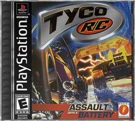 Box cover for Tyco R/C: Assault with a Battery on the Sony Playstation.