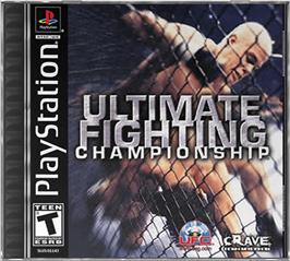 Box cover for Ultimate Fighting Championship on the Sony Playstation.