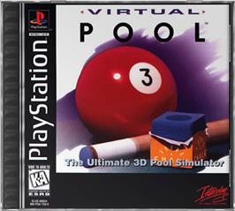Box cover for Virtual Pool on the Sony Playstation.