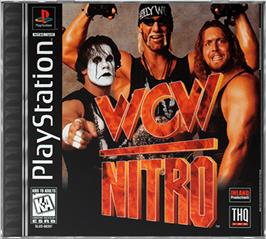 Box cover for WCW Nitro on the Sony Playstation.