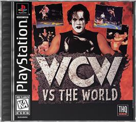 Box cover for WCW vs. the World on the Sony Playstation.