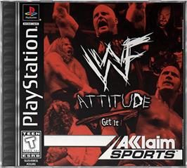 Box cover for WWF Attitude on the Sony Playstation.