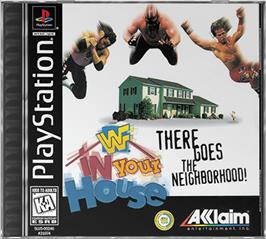 Box cover for WWF in Your House on the Sony Playstation.