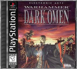 Box cover for Warhammer: Dark Omen on the Sony Playstation.