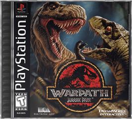 Box cover for Warpath: Jurassic Park on the Sony Playstation.