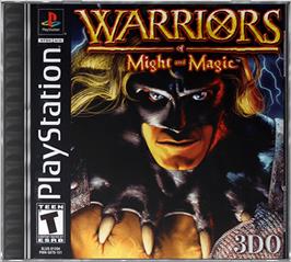 Box cover for Warriors of Might and Magic on the Sony Playstation.