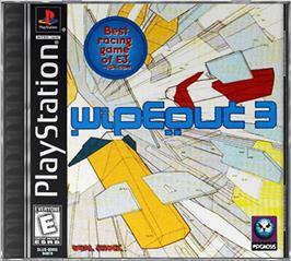 Box cover for Wipeout 3 on the Sony Playstation.