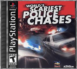 Box cover for World's Scariest Police Chases on the Sony Playstation.