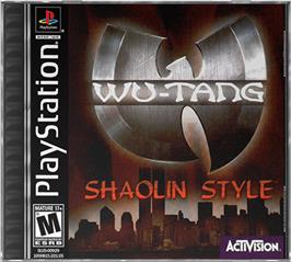 Box cover for Wu-Tang: Shaolin Style on the Sony Playstation.