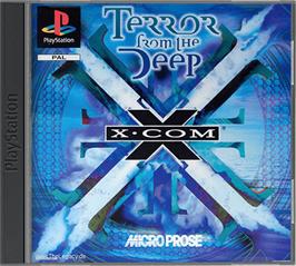 Box cover for X-COM: Terror from the Deep on the Sony Playstation.
