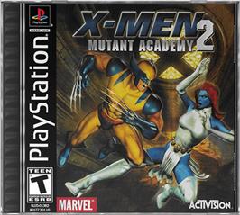 Box cover for X-Men: Mutant Academy 2 on the Sony Playstation.