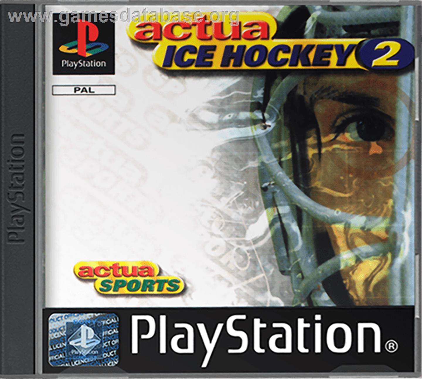 Actua Ice Hockey 2 - Sony Playstation - Artwork - Box