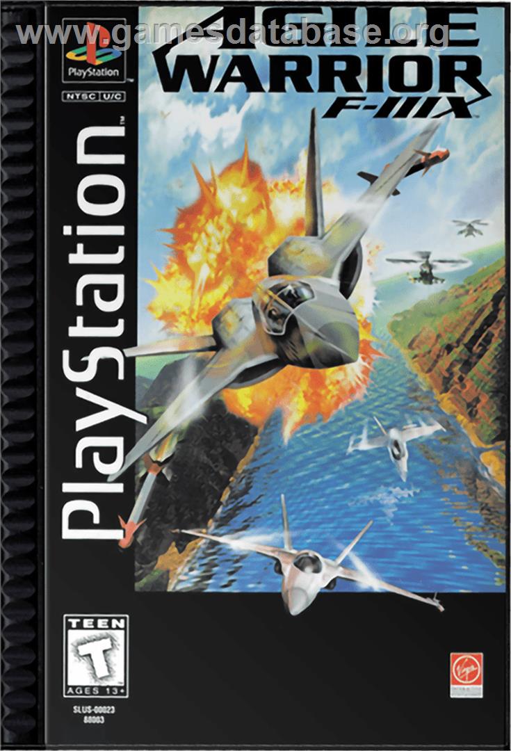 Agile Warrior: F-111X - Sony Playstation - Artwork - Box