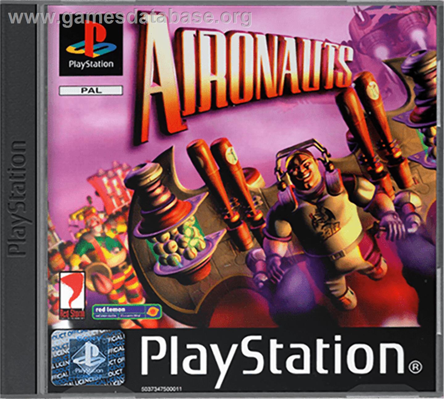 Aironauts - Sony Playstation - Artwork - Box