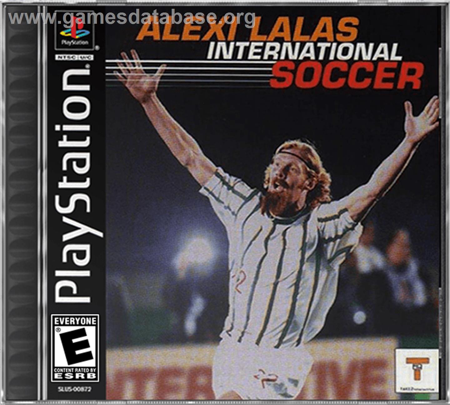 Alexi Lalas International Soccer - Sony Playstation - Artwork - Box