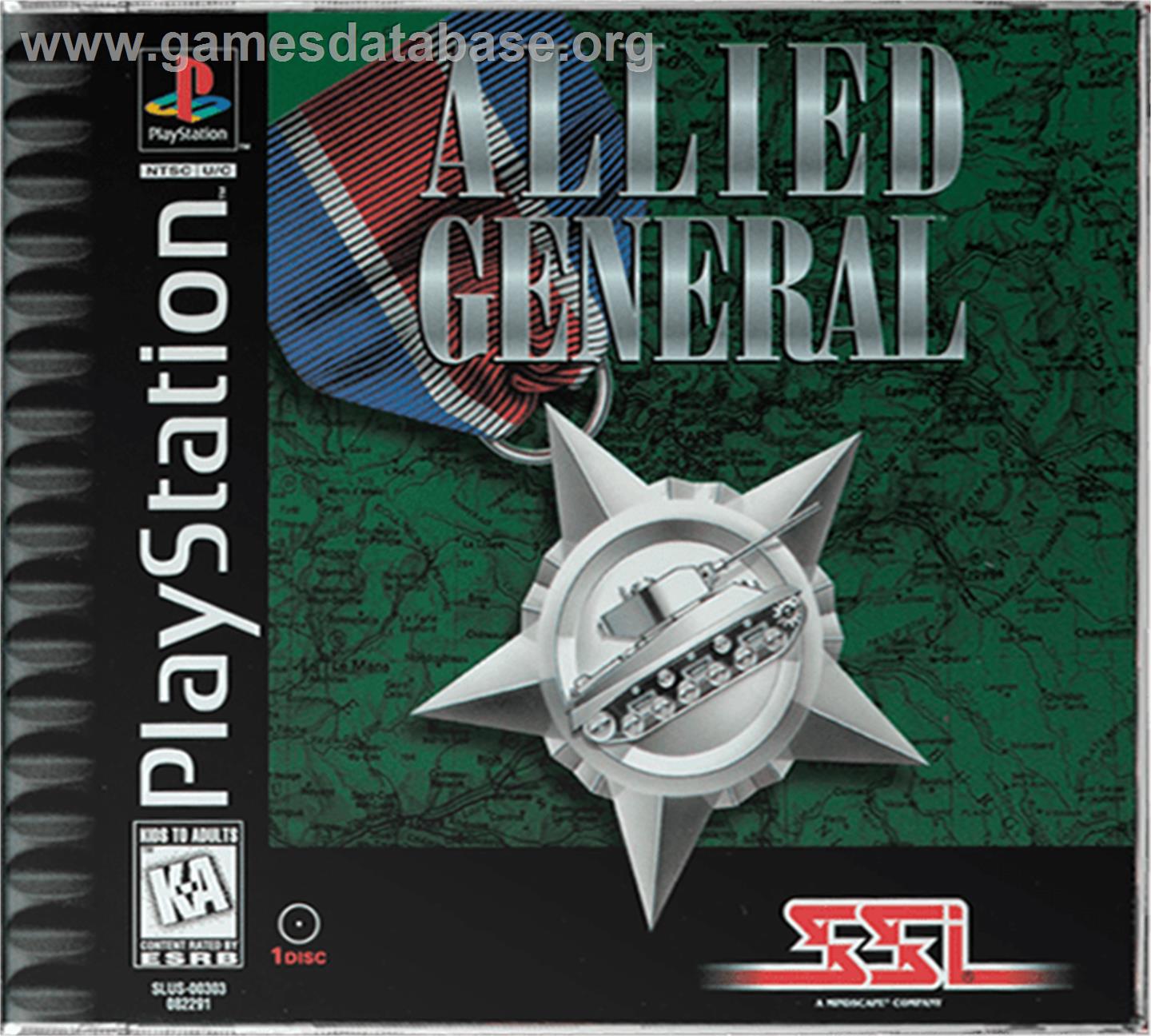 Allied General - Sony Playstation - Artwork - Box