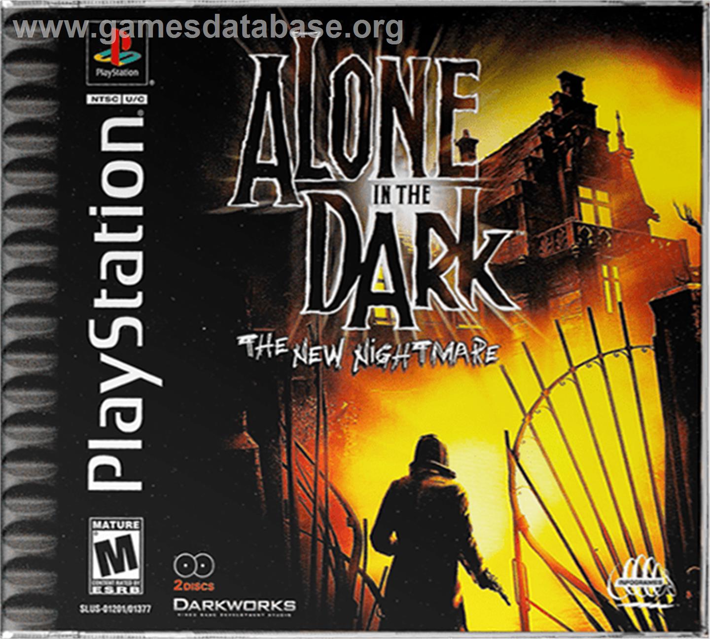 Alone in the Dark: The New Nightmare - Sony Playstation - Artwork - Box