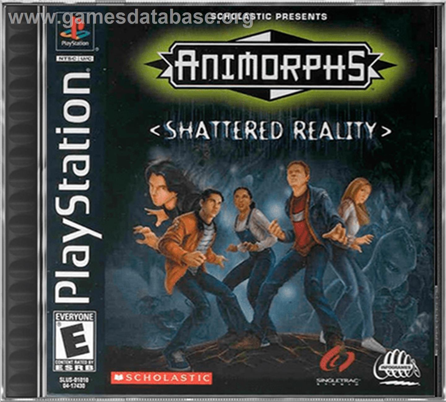 Animorphs: Shattered Reality - Sony Playstation - Artwork - Box