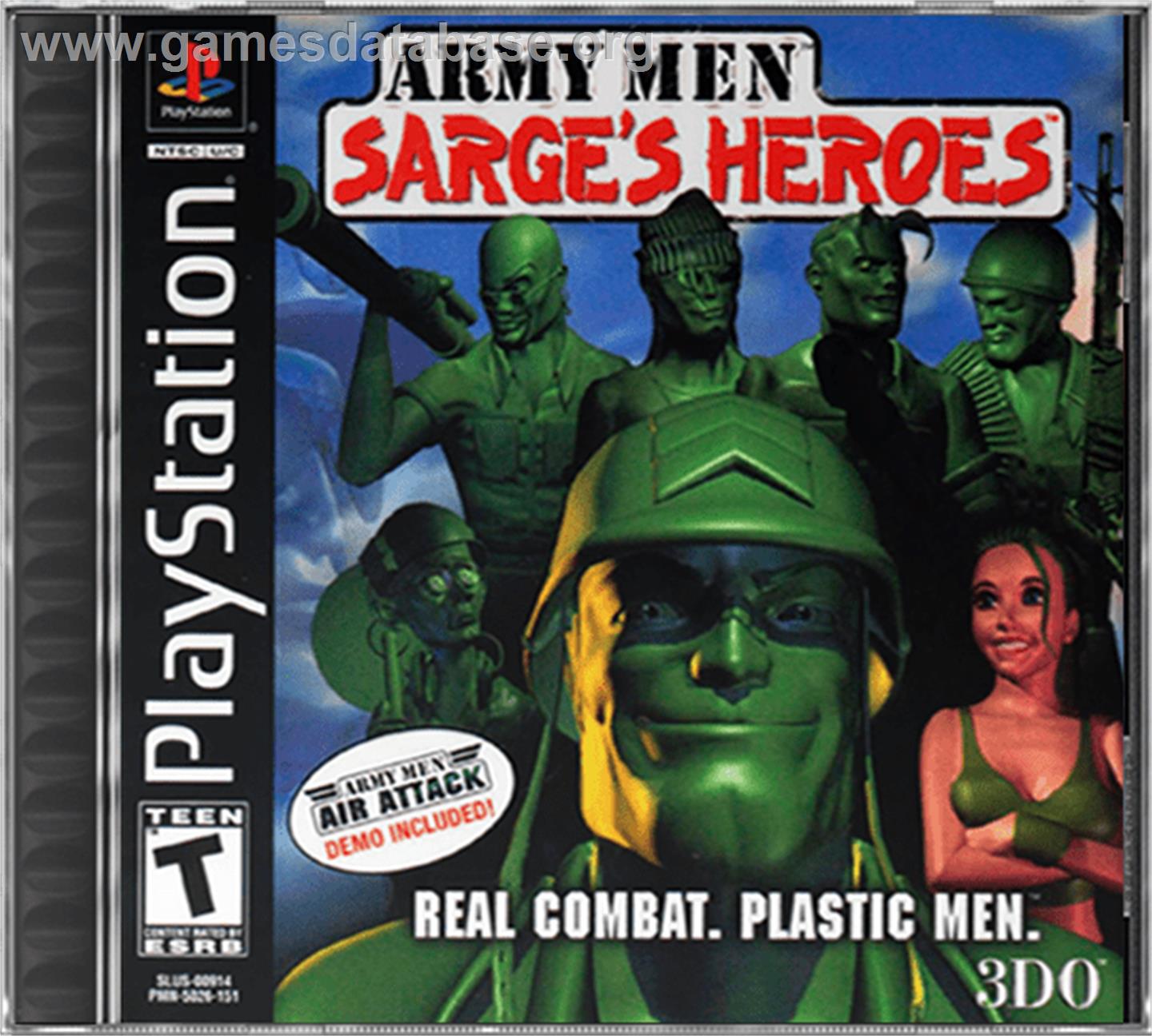 Army Men: Sarge's Heroes - Sony Playstation - Artwork - Box