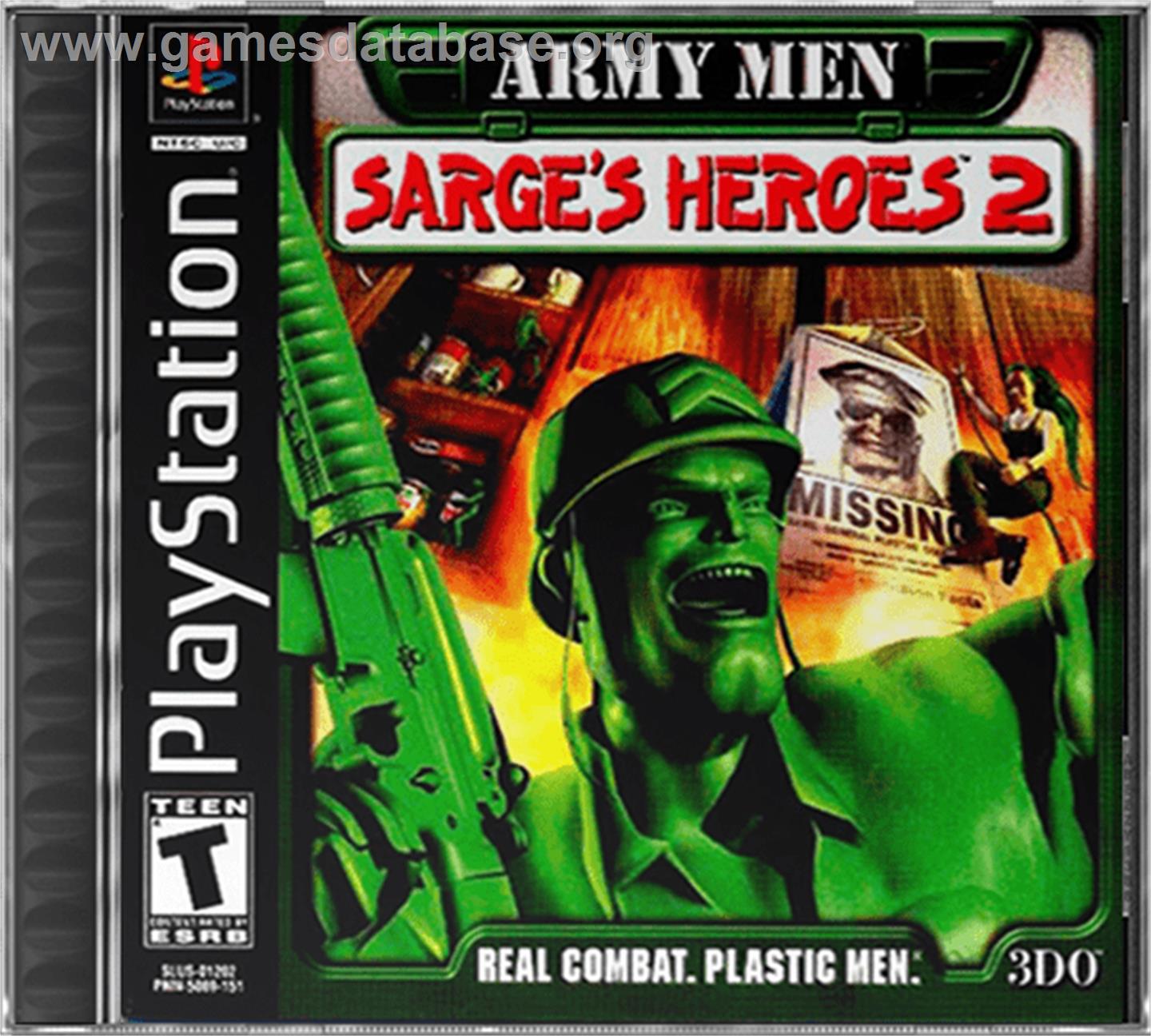 Army Men: Sarge's Heroes 2 - Sony Playstation - Artwork - Box