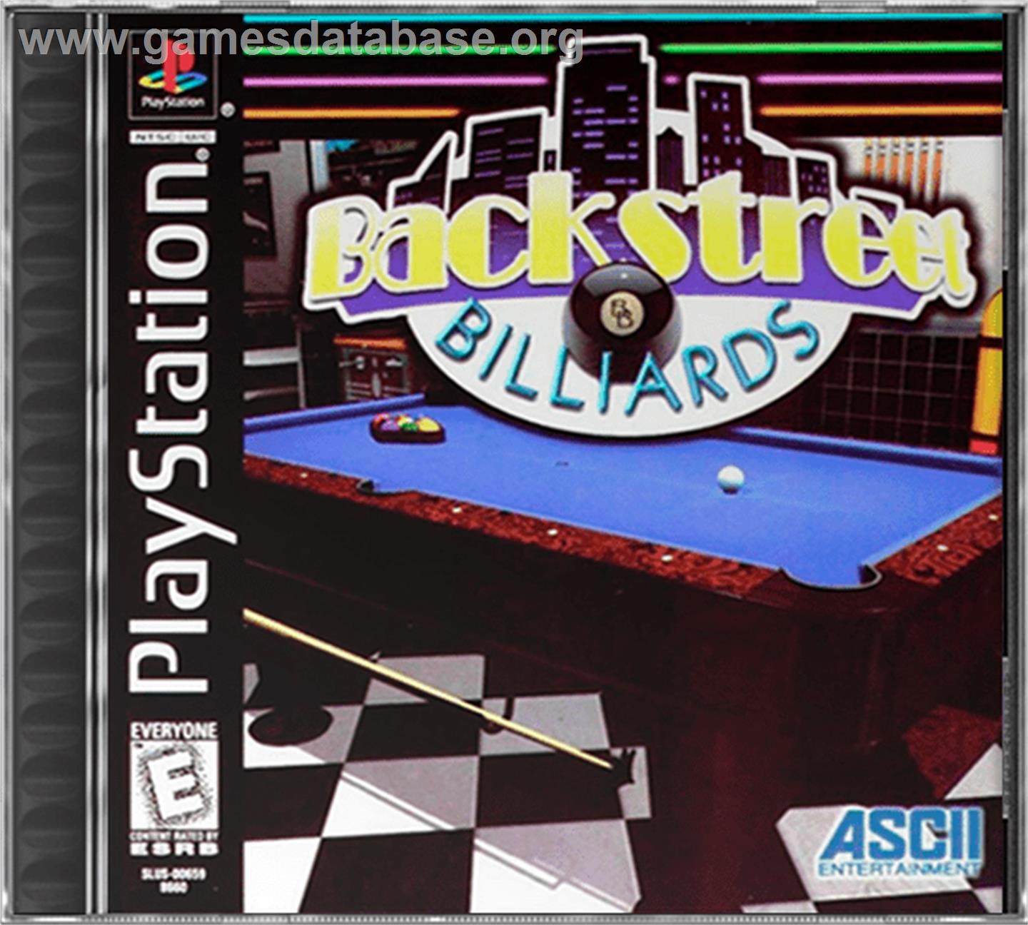 Backstreet Billiards - Sony Playstation - Artwork - Box