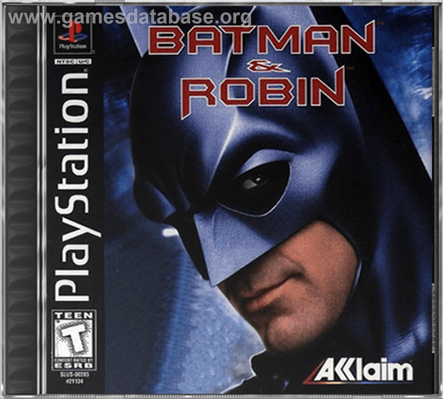 Batman & Robin - Sony Playstation - Artwork - Box