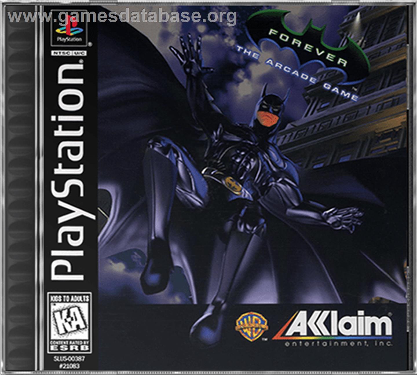 Batman Forever: The Arcade Game - Sony Playstation - Artwork - Box