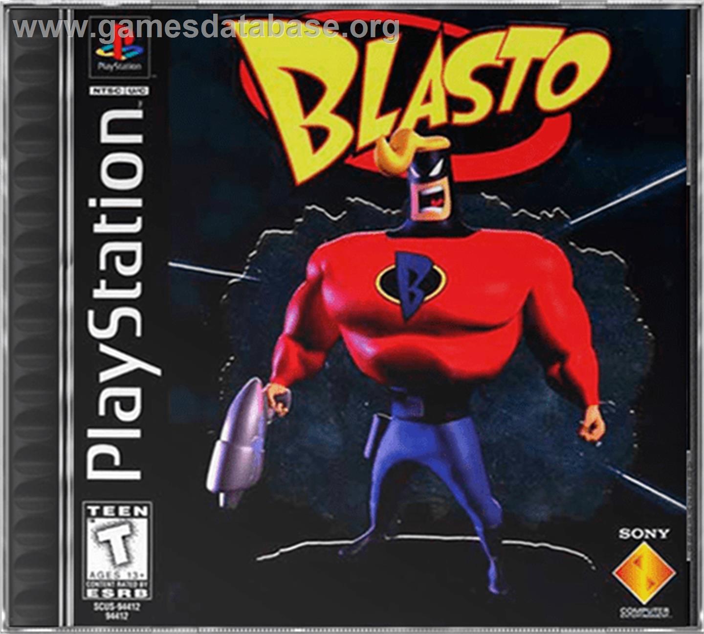 Blasto - Sony Playstation - Artwork - Box