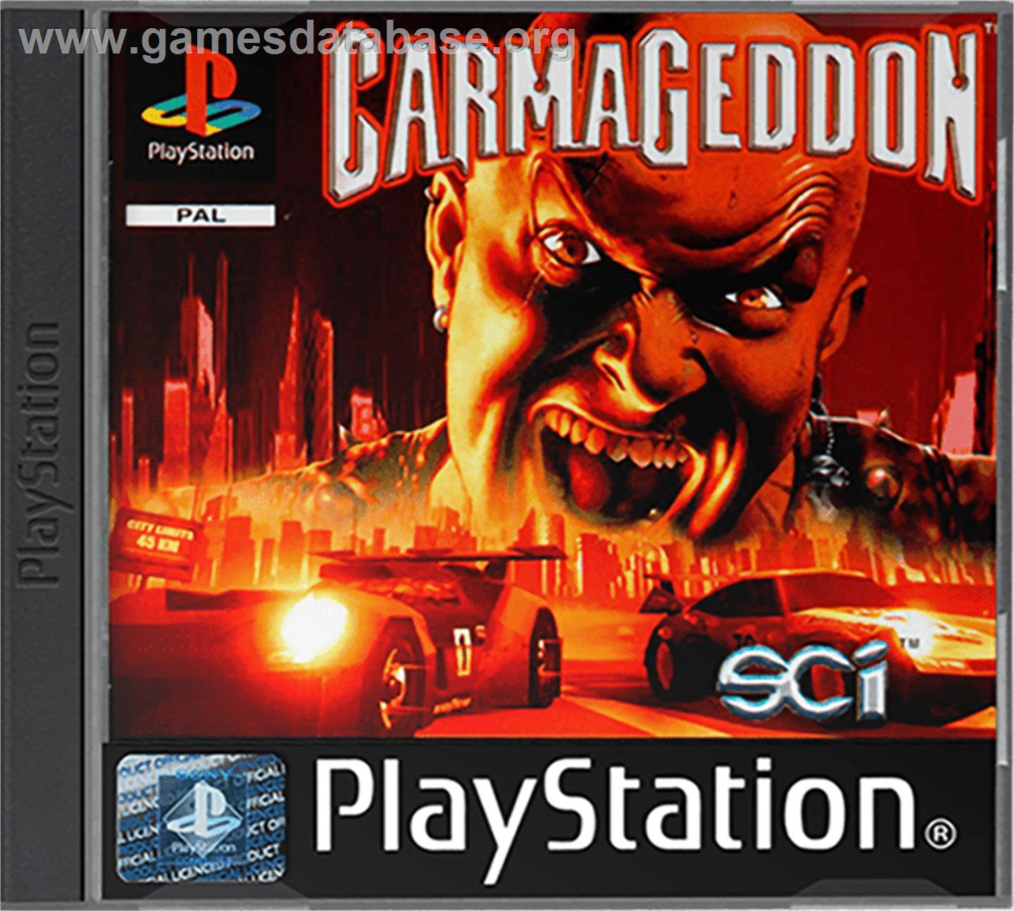 Carmageddon - Sony Playstation - Artwork - Box