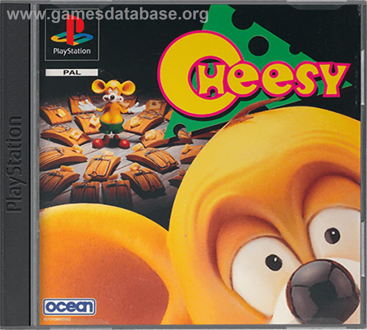 Cheesy - Sony Playstation - Artwork - Box
