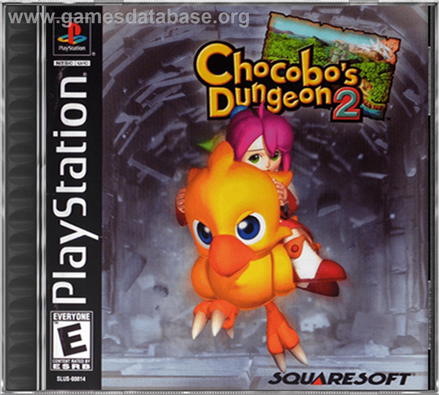 Chocobo's Dungeon 2 - Sony Playstation - Artwork - Box