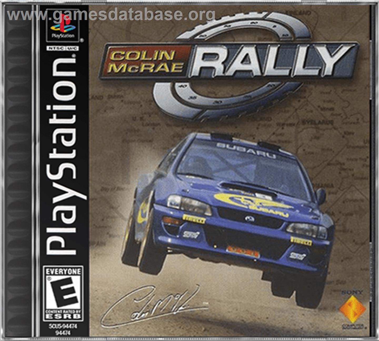 Colin McRae Rally - Sony Playstation - Artwork - Box