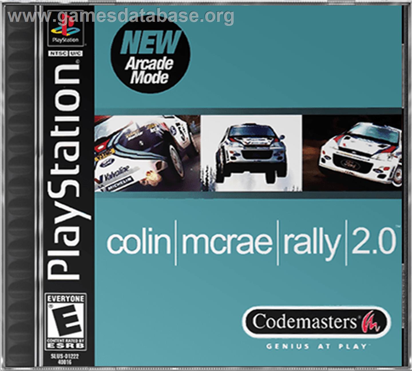 Colin McRae Rally 2.0 - Sony Playstation - Artwork - Box